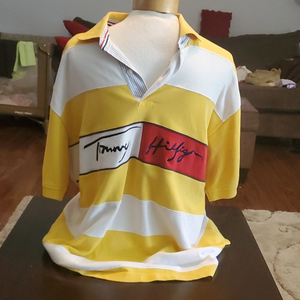 Vintage Tommy Hilfiger Polo Mens size Large